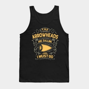 Funny Arrowhead Collecting Vintage Look Tank Top